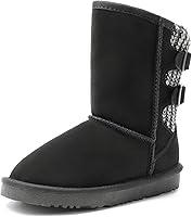 Vista 1 de DREAM PAIRS botas de nieve de invierno con forro de piel sintética para niños