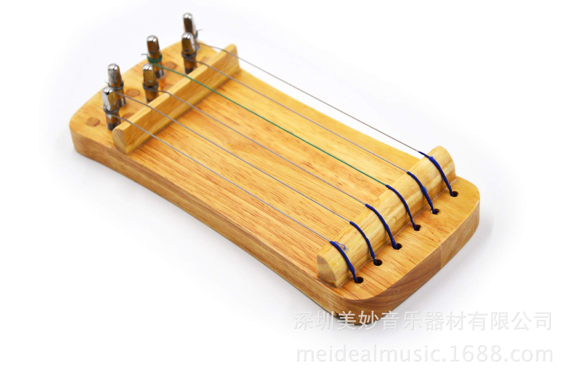 Tzong 6-String Wood Color Finger-Training Guzheng Portable Chinese Zither Harp Koto Finger Strength Exerciser - Image 2