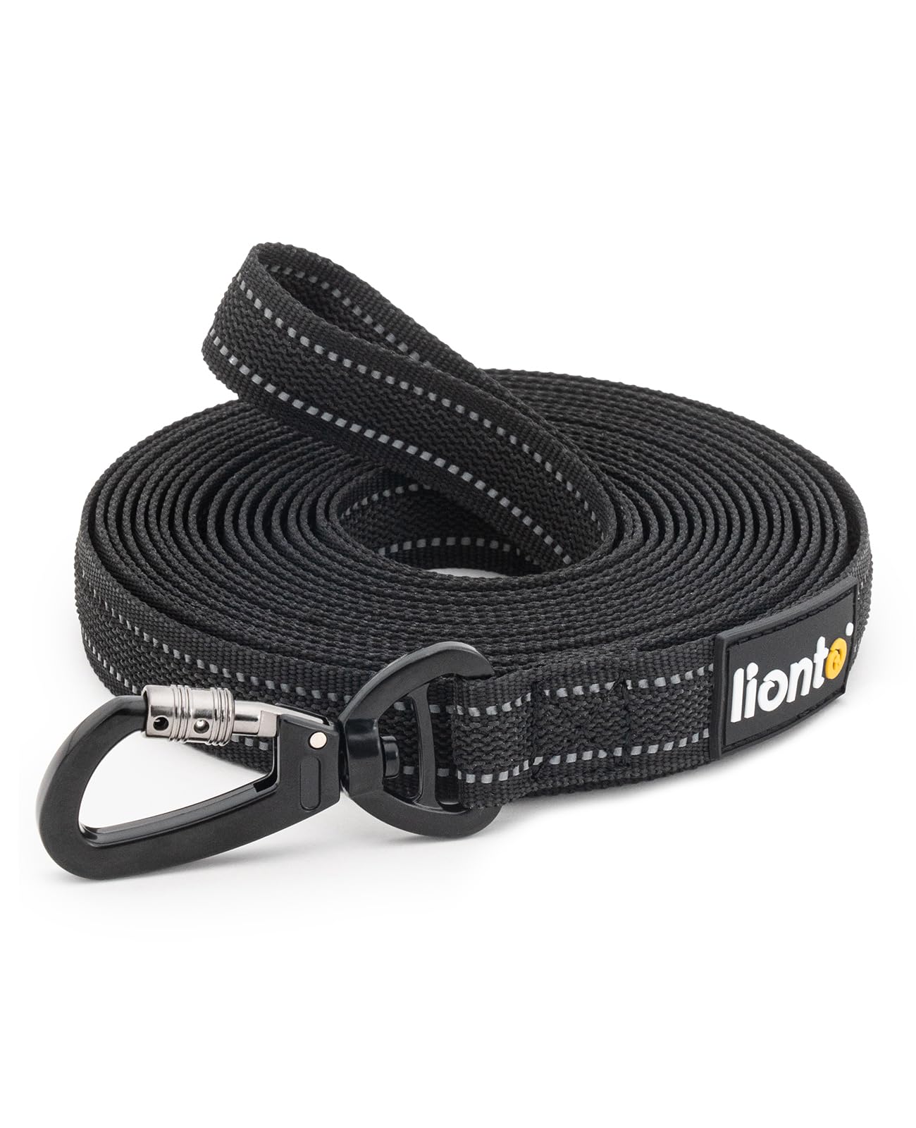 Guinzaglio Da Traino Per Cani - 5m, Gommato, Riflettente, Con Moschettone 360° E Chiusura Sicura, Nylon - Foto 13