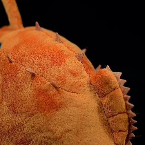 Miniatura 7 de Anglerfish - Juguete de peluche de pez pescador de simulación de 10 pulgadas, juguetes de peluche espeluznantes suaves de pez linterna, pez