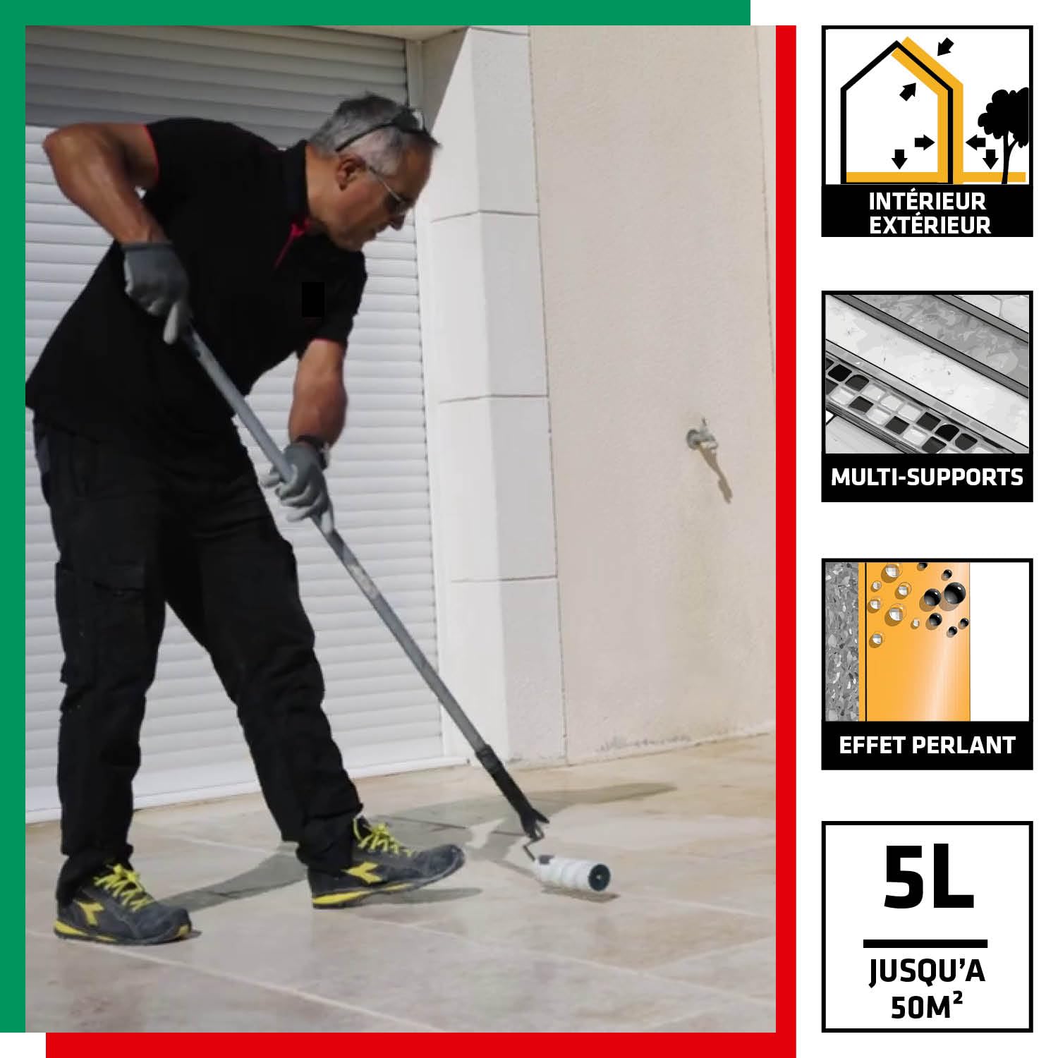 Parexlanko - Hydrofuge de surface - 238 Lanko Resist Hydro - Protection anti-tache imperméabilisante longue durée - Toiture, façade et terrasse - 5L