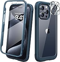 Vista 38 de Diaclara Funda diseñada para iPhone 14 Pro Max de 6.7 pulgadas, funda de teléfono resistente de cuerpo completo con protector de pantalla
