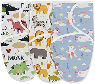 Swaddling Blankets, Newborn Swaddle Sack, Baby Swaddles Sleep Sack for 0-3 Months, Ergonomic Baby Sleep Sack,3 Pack Wrap Set Newborn Swaddle Sack, Baby Swaddles Sleep Sack