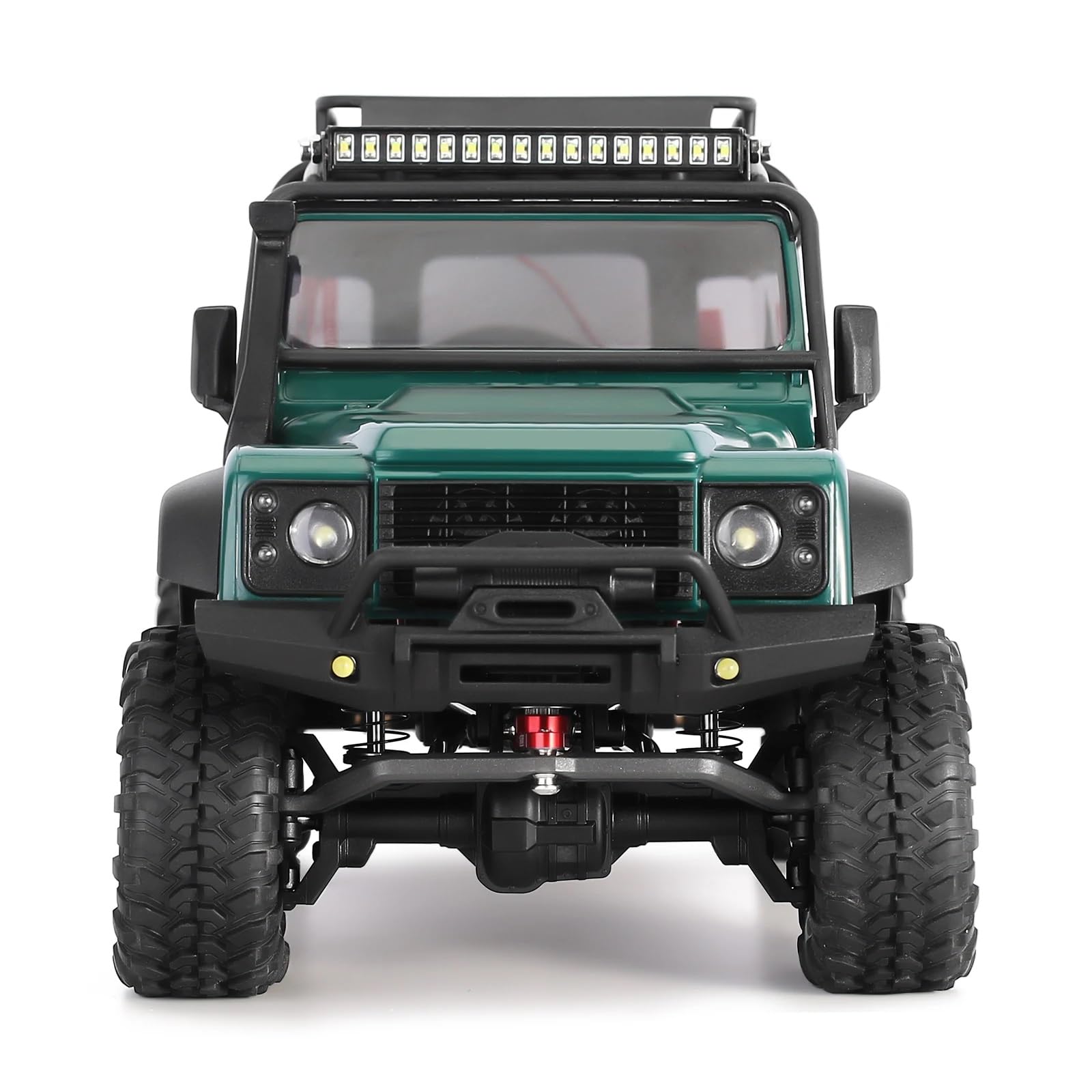 Componentes Mejora RC para TRX4M para Defender 1/18 Coche Trepador Control Remoto Piezas Mejora Modelos Estable Práctico Ligero Compacto 16 Pod Luz Techo Metal 4M-26