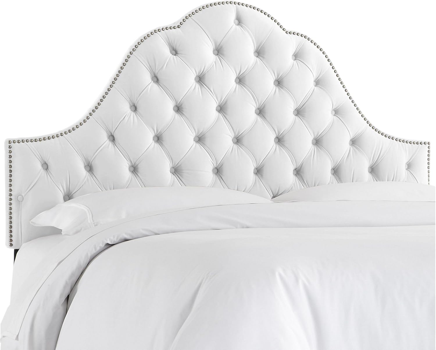 Queen Alina Headboard, White, Handcrafted, Headboards