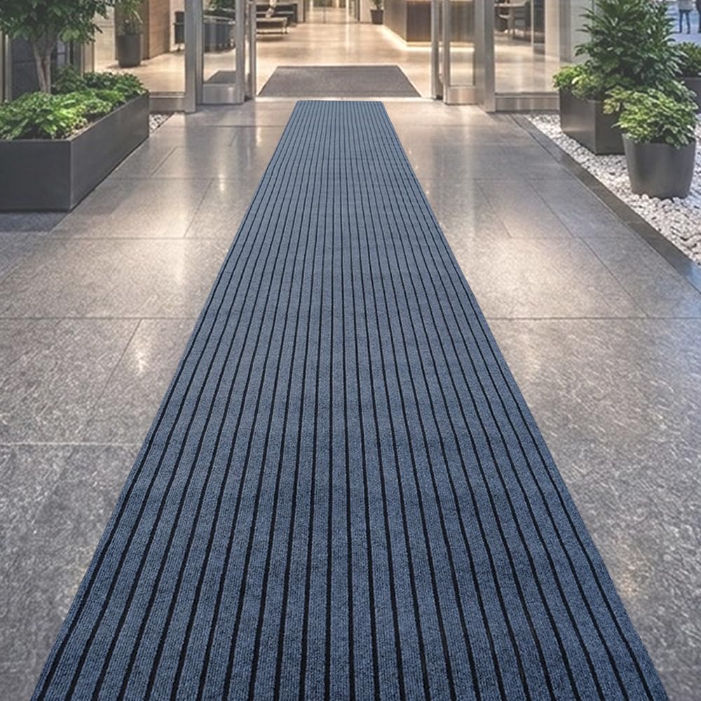 Amazon | M.N.Y.K. 玄関マット 業務用 90cm×7m ロング ロール カット