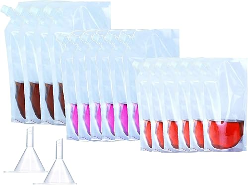 Miniatura 1 de Kit de frasco reutilizable ocultable para crucero, bolsa de licor, bolsa de bebidas alcohólicas, kit de botella de bebida para viajes, cruceros y en