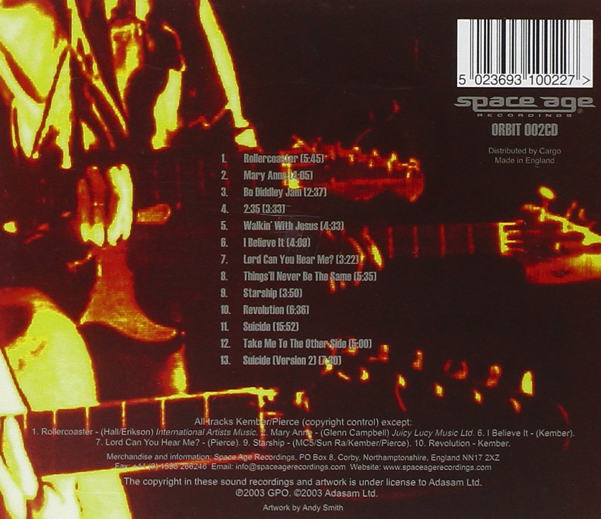 Live in Europe 1989