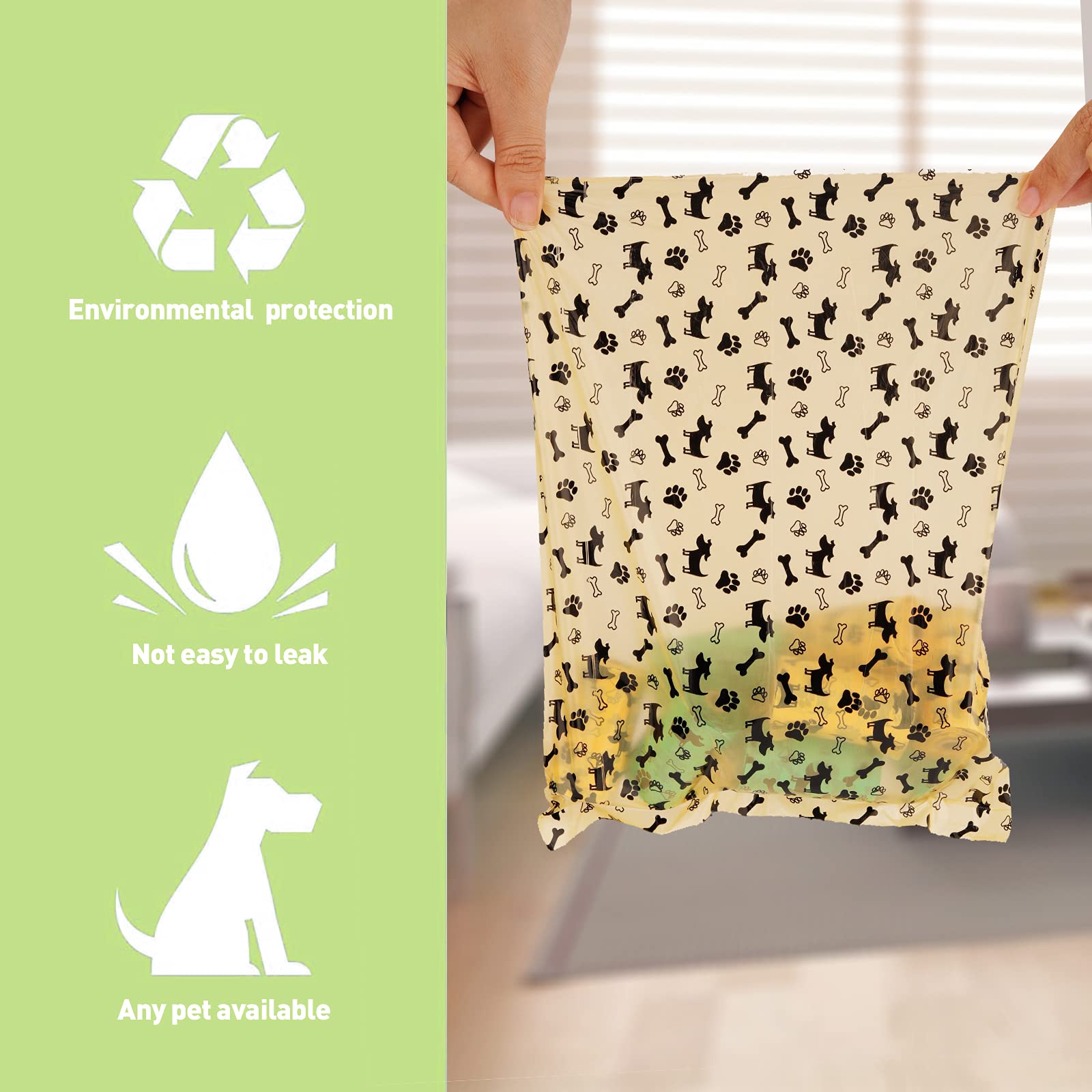 Sacchetti Igienici Per Cani - 600 Pezzi (24 Rotoli), Extra Spessi, Antiperdite, Con Dispenser - Foto 2