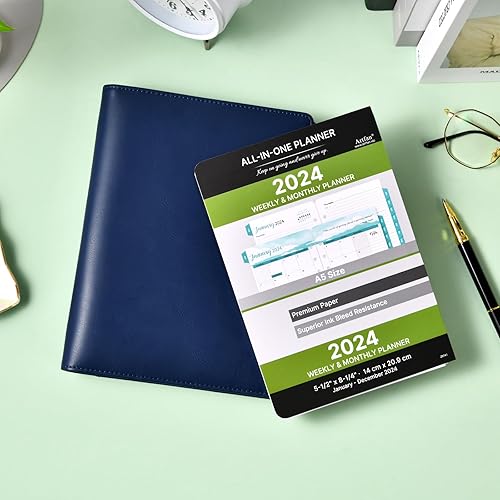 Miniatura 9 de Recambios de planificador 2024, recambios de planificador semanal y mensual 2024, insertos de planificador 2024, recambios de planificador A5,