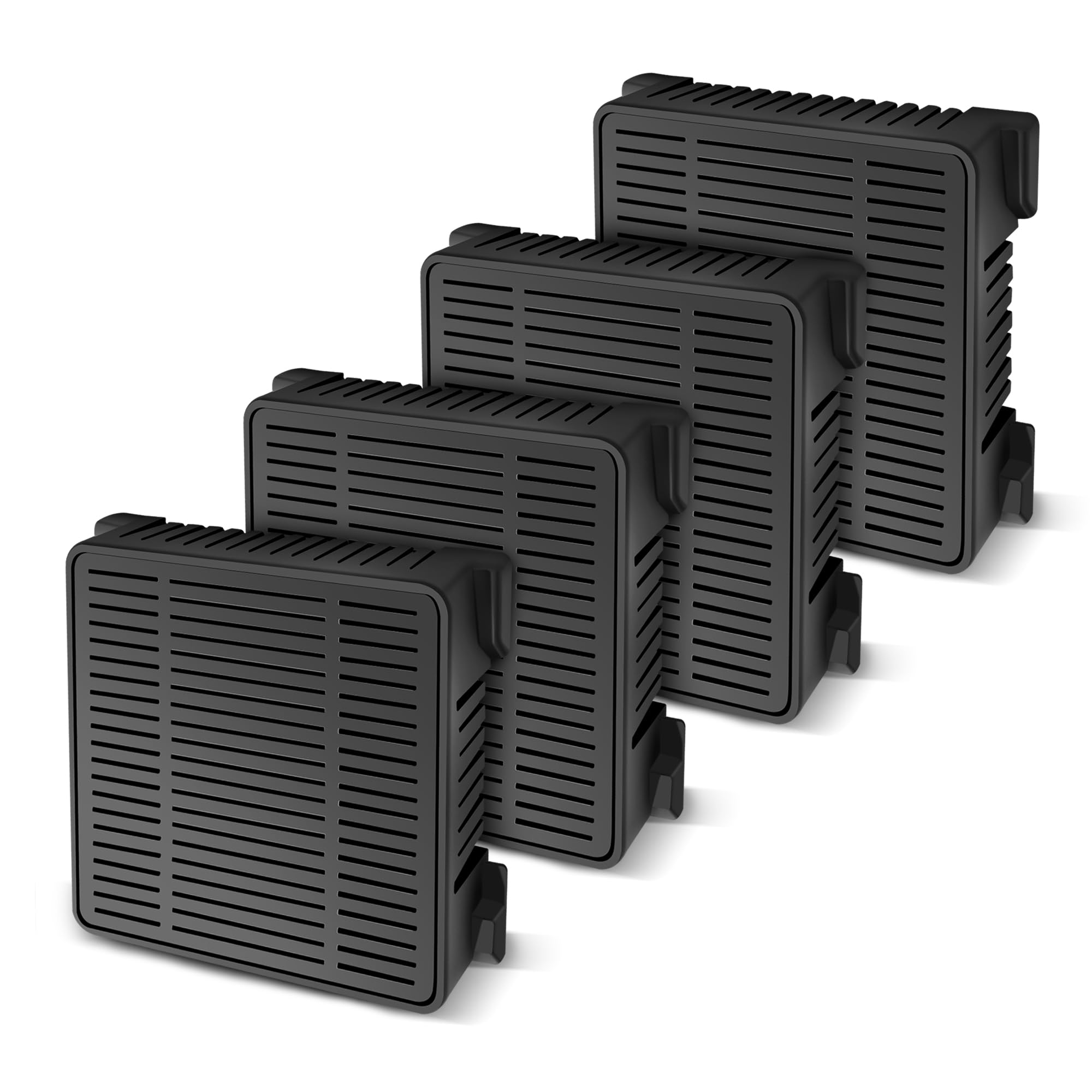Lot de 4 filtres à charbon actif pour réfrigérateurs 9096989 9882460 9882429 988246000 7440021-00 Fresh Air avec charbon actif