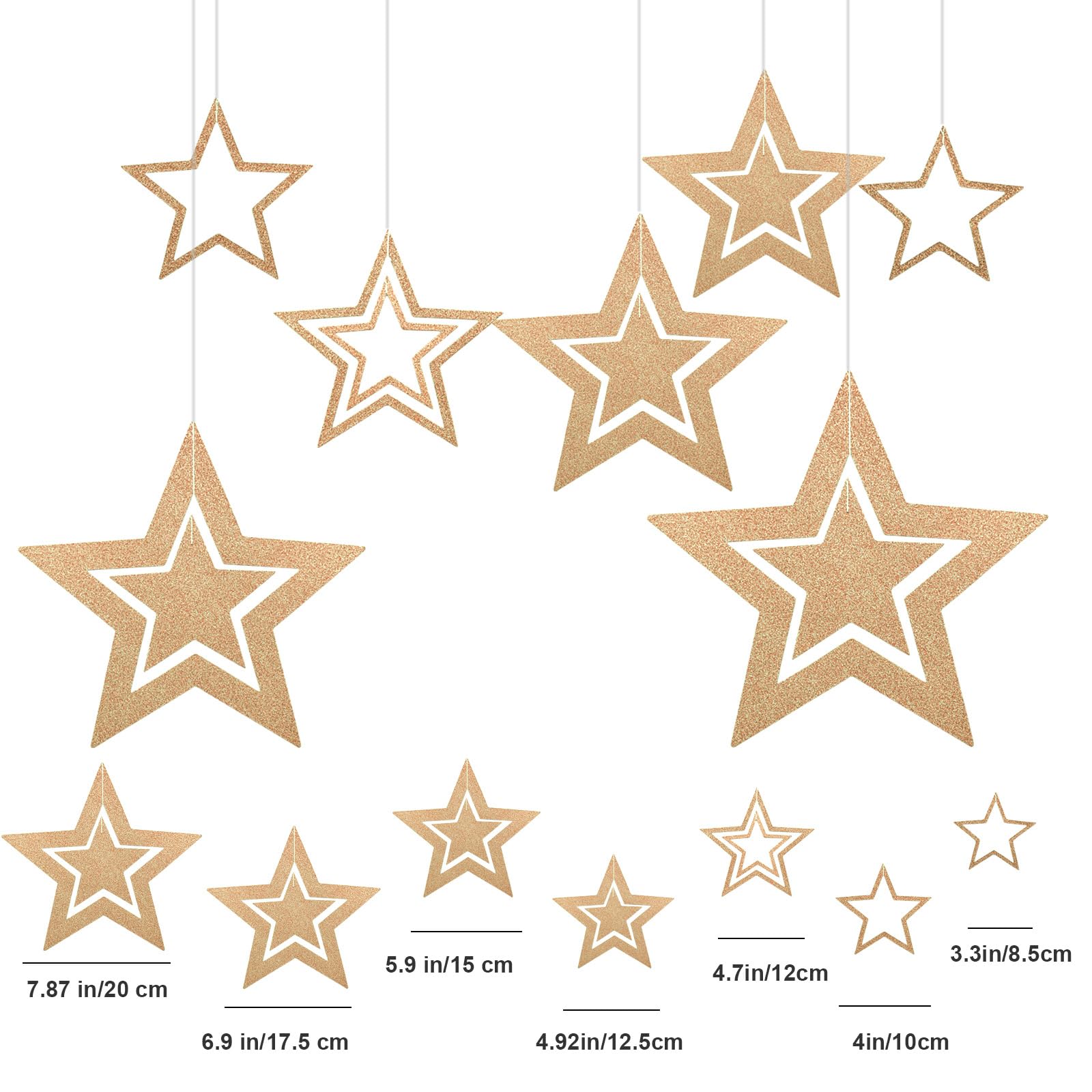 星形壁掛け②(クリスマス) Amazon.co.jp: MrMrKura クリスマス 飾り 星型 星飾り 21個 透かし彫り
