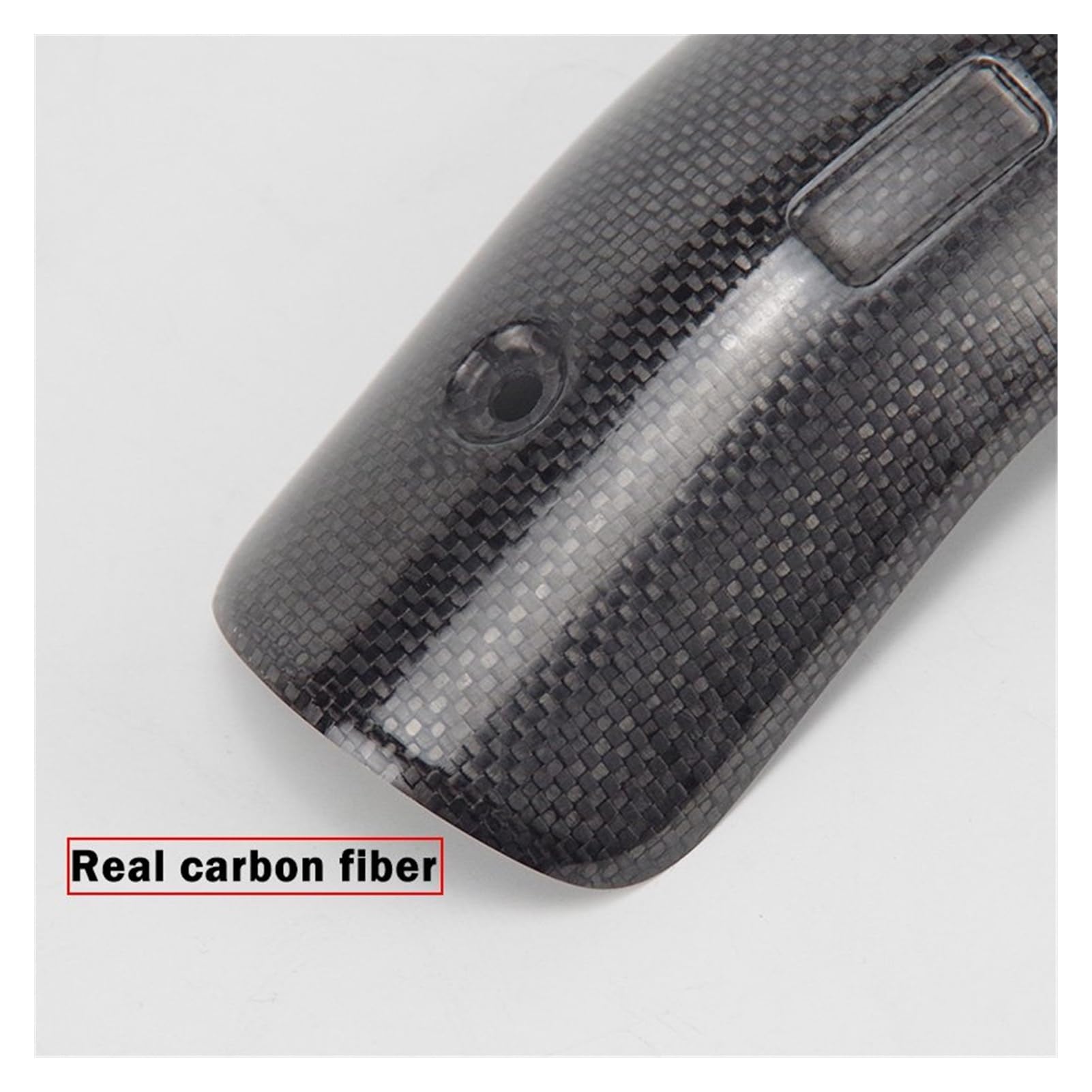 Uitlaat Hitteschild Voor H Zoomer Msx125 Pcx 125 Cb500F Sh 300 Cb 500X Cbr 600F Motorfiets Uitlaatpijp Carbon Hitteschild Cover Guard Protector(Carbon fiber pattern B