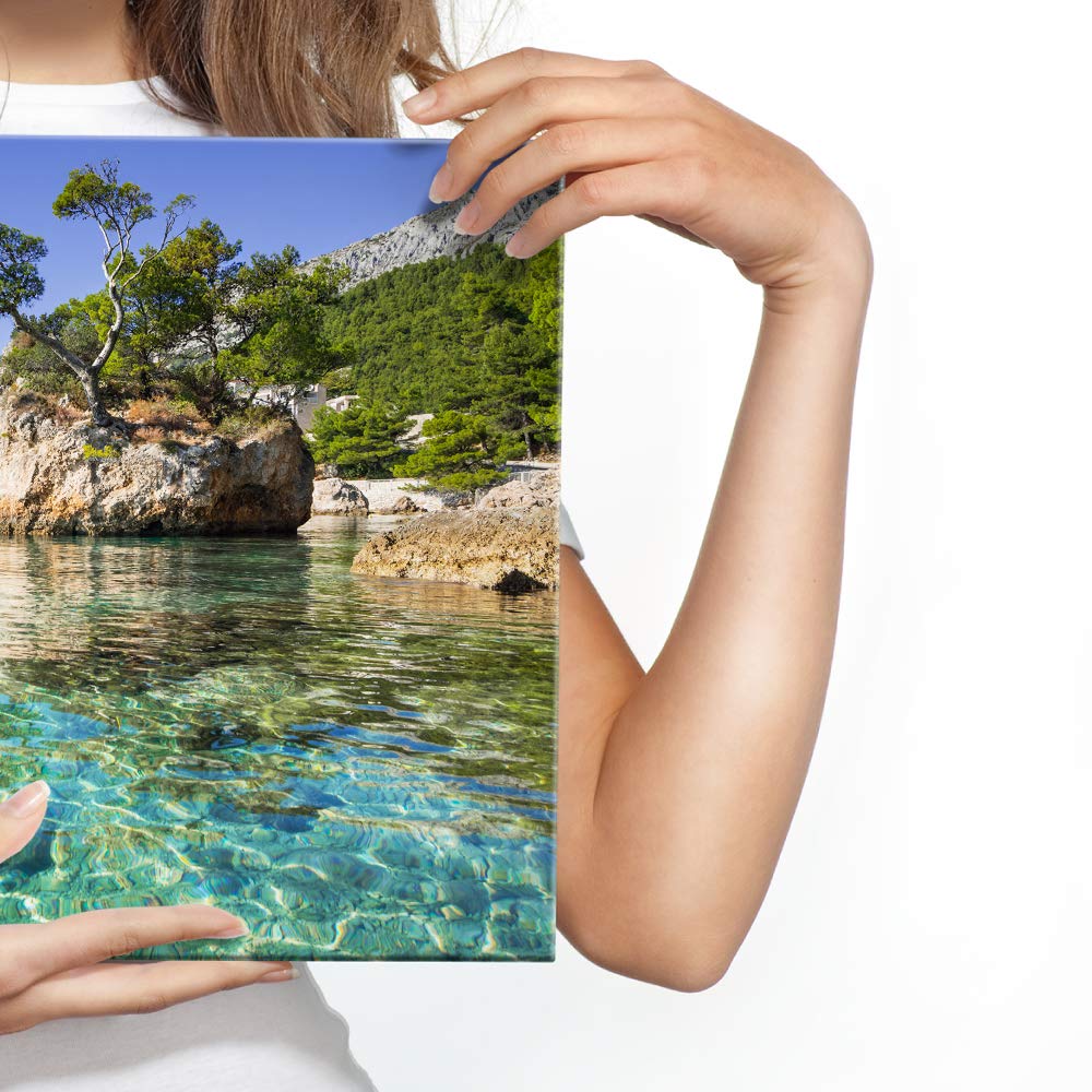Muralo Wandbilder Meer, Kroatien, Makarska, Riviera, Natur - 120x80 cm