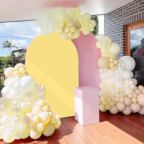 Miniatura 4 de Cubierta de arco de boda para decoración de boda, ceremonia de cumpleaños, fiesta de cumpleaños, baby shower (6 pies, azul)