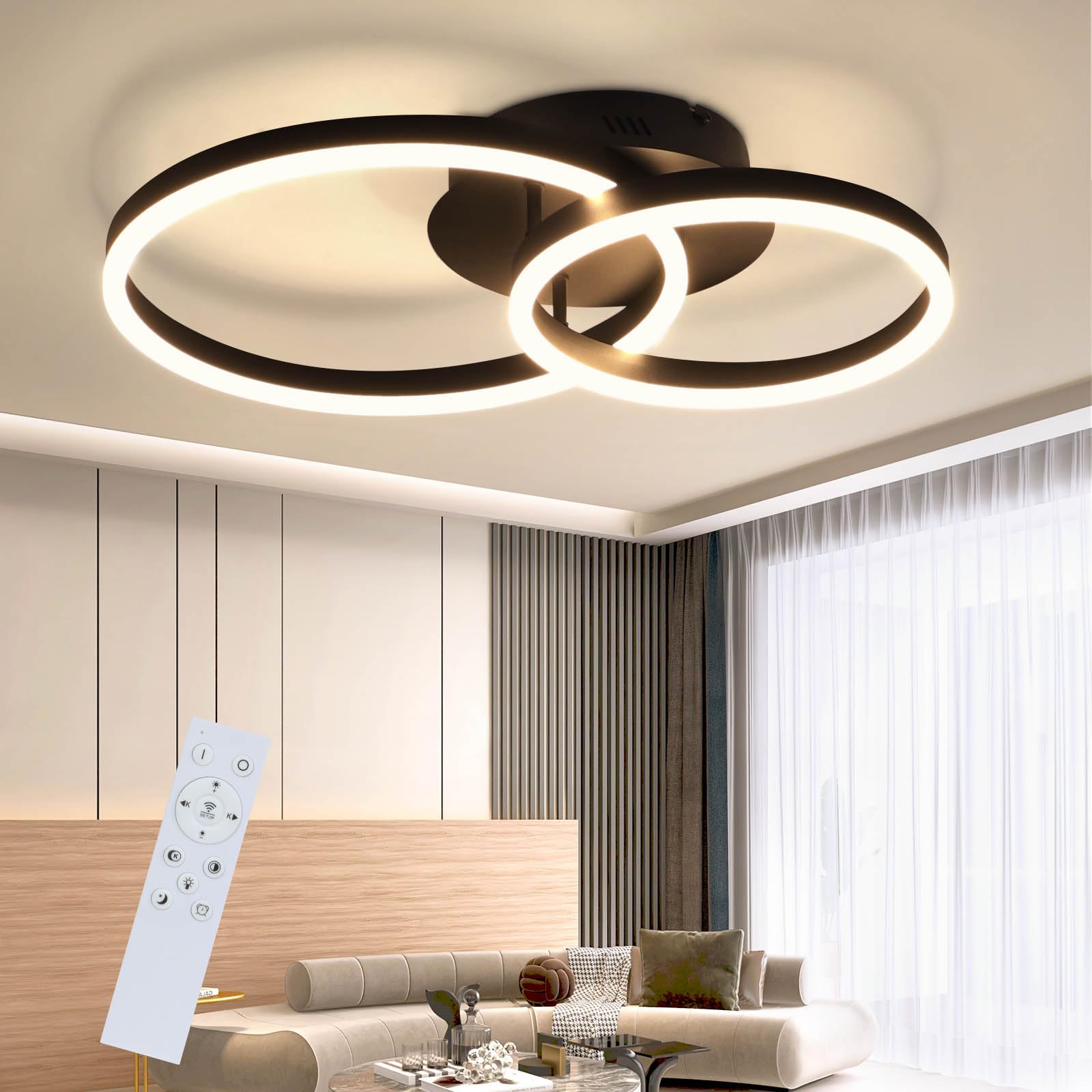 ZMH Lampada da soffto a LED per camera da letto: lampada da soggiorno