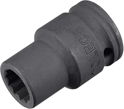 Miniatura 10 de uxcell 34-Inch Drive 0.748 in 12-Point Impact Socket, CR-MO Steel 2.205 in Longitud, Tamaños métricos estándar