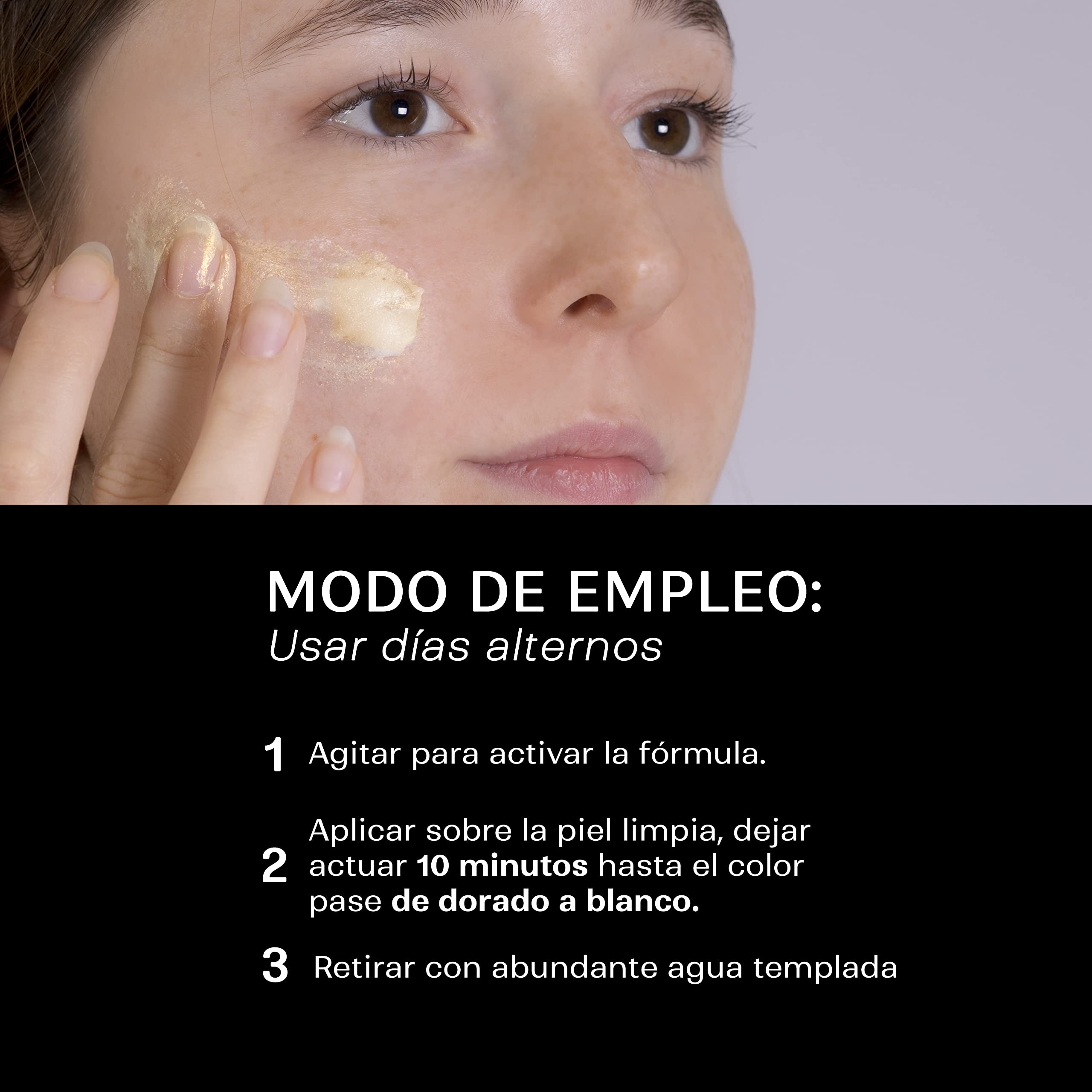 Mascarilla Facial - Gold Booster Mask - Efecto Lifting Instantáneo - Elaborada con Partículas de Oro, Vitaminas y Aceites Esenciales - Actúa y Reduce las Arrugas - Formato de 10 Sobres