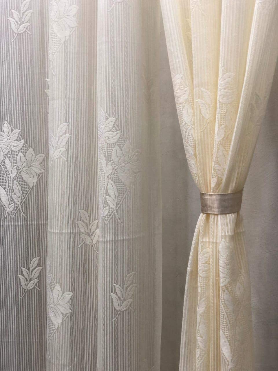Vihs Net Transparent Curtain Drape for Window 6Ft | Semi Sheer Panels for Home and Office Decor | Eyelet Curtains for Living Room Kitchen Hall, Pack of 2, 4 x 6 Feet (Cream) (B0D8ST9NRS) Amazon Price History, Amazon Price Tracker