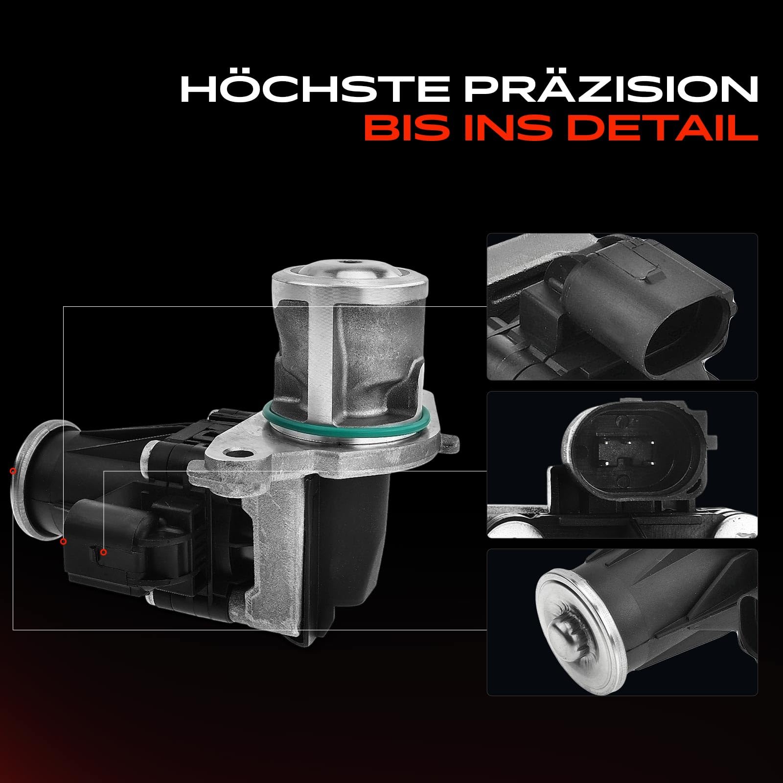 Frankberg Zawór AGR kompatybilny z Mito Doblo Panda Punto Musa Ypsilon Astra J Corsa D Meriva B 1.3L Diesel 2005-2021 55216292