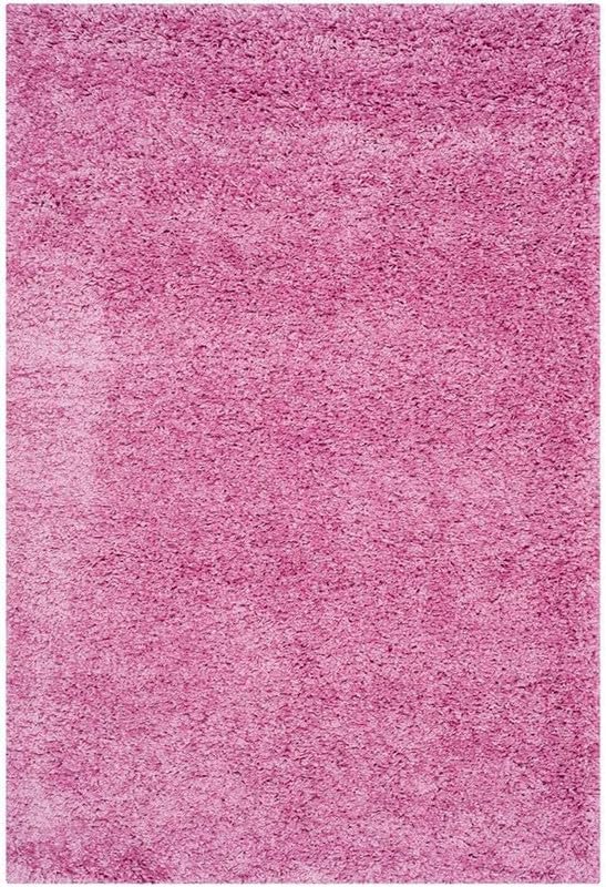 Image of SAGON Anti-Skid Shaggy Carpet Rug for Home | Ultra-Soft Plush Floor Mat for Living Room & Bedroom | Non-Slip, High-Density, Cozy Luxury Decor| 6 x 9 Feet Pink
