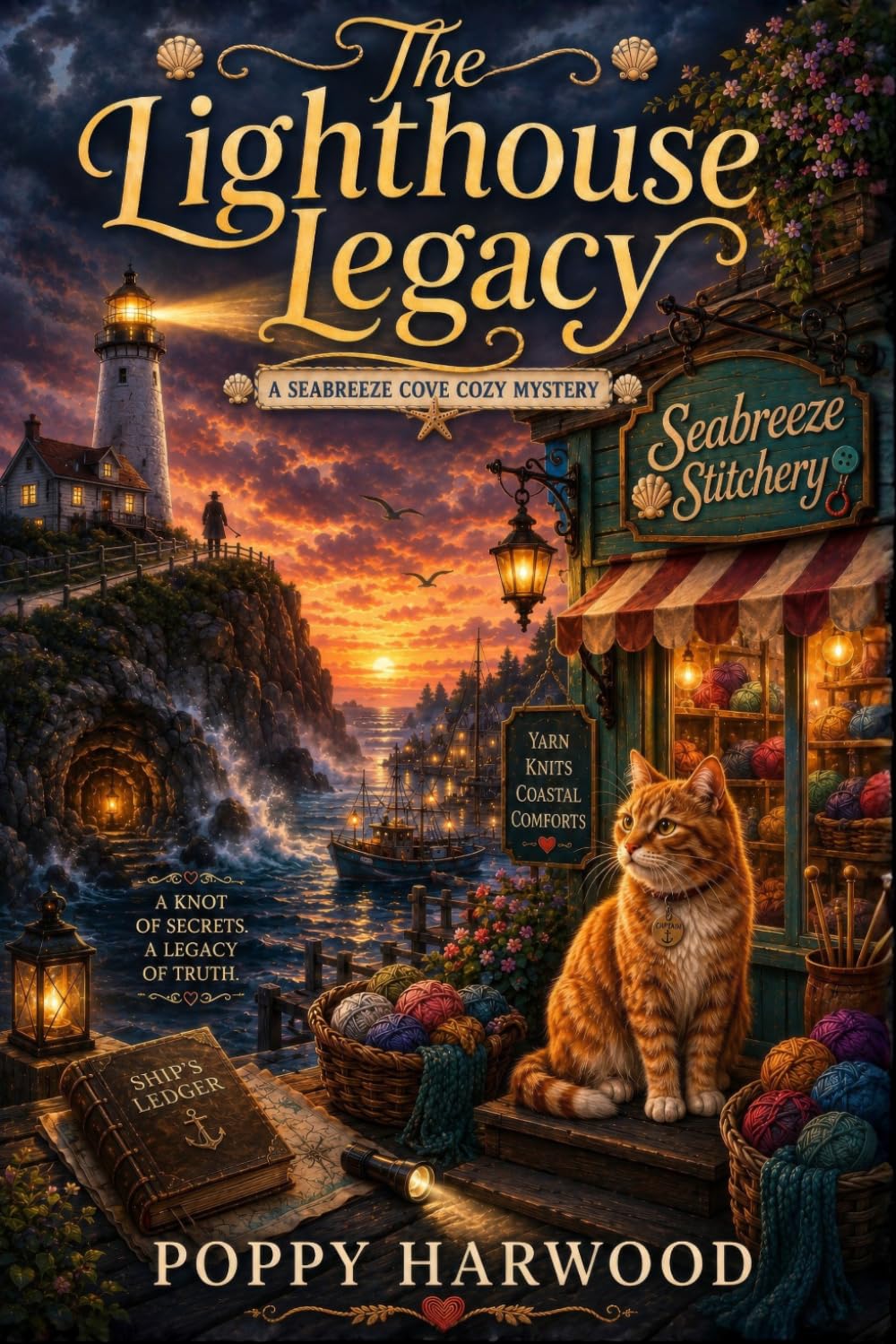 The Lighthouse Legacy: A Seabreeze Cove Cozy Mystery (Book 6) (Seabreeze Stitchery Mysteries)