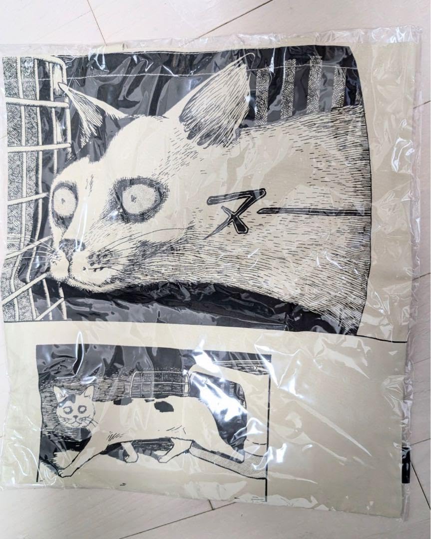 Amazon.co.jp: 伊藤潤二展 誘惑 よん むー トートバッグ : おもちゃ