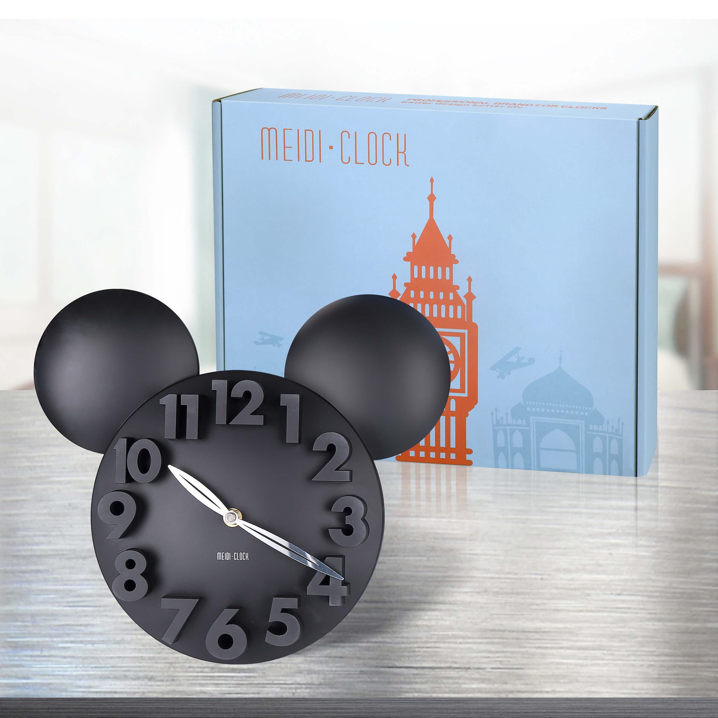 からくり壁掛時計Disney Mickey Mouse Clock Amazon.com: The Bradford Exchange Disney Mickey Mouse Atomic Wall