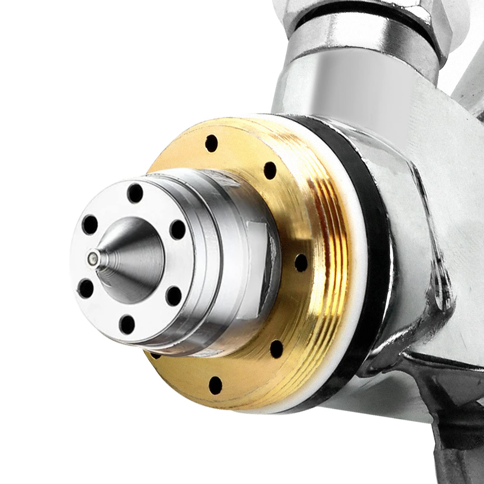 HVLP Professionnel Pistolet à Peinture Alimentation par Gravité 3 Buses (1,4/1,7/2,0 mm), Pistolet Peinture Air Comprimé 600 ML – Spray Gun Voiture, Régulateur d'air,Meuble, Bois, Métal