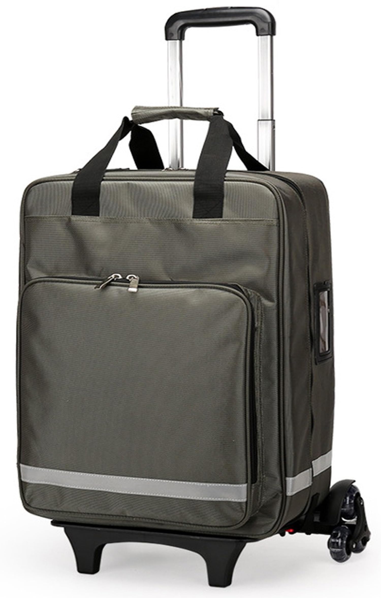 Mochila Emergencias Sanitarias Con Carrello Ruote Rimovibile,Mochila De Emergencias Modulable De Gran Capacidad,Bolsa Para Equipo De Protección Individual,Bolsa Bombero Transporte EPI,Médico C