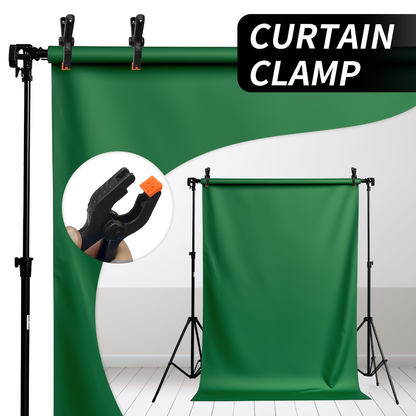 4 Stück Sandsack für Stativ Fotografie, 800D Nylon Gewichtssäcke mit Haken, Gegengewicht für Lichtstative, Studio, Video & Bespannung, Schwarz 57 x 27 cm