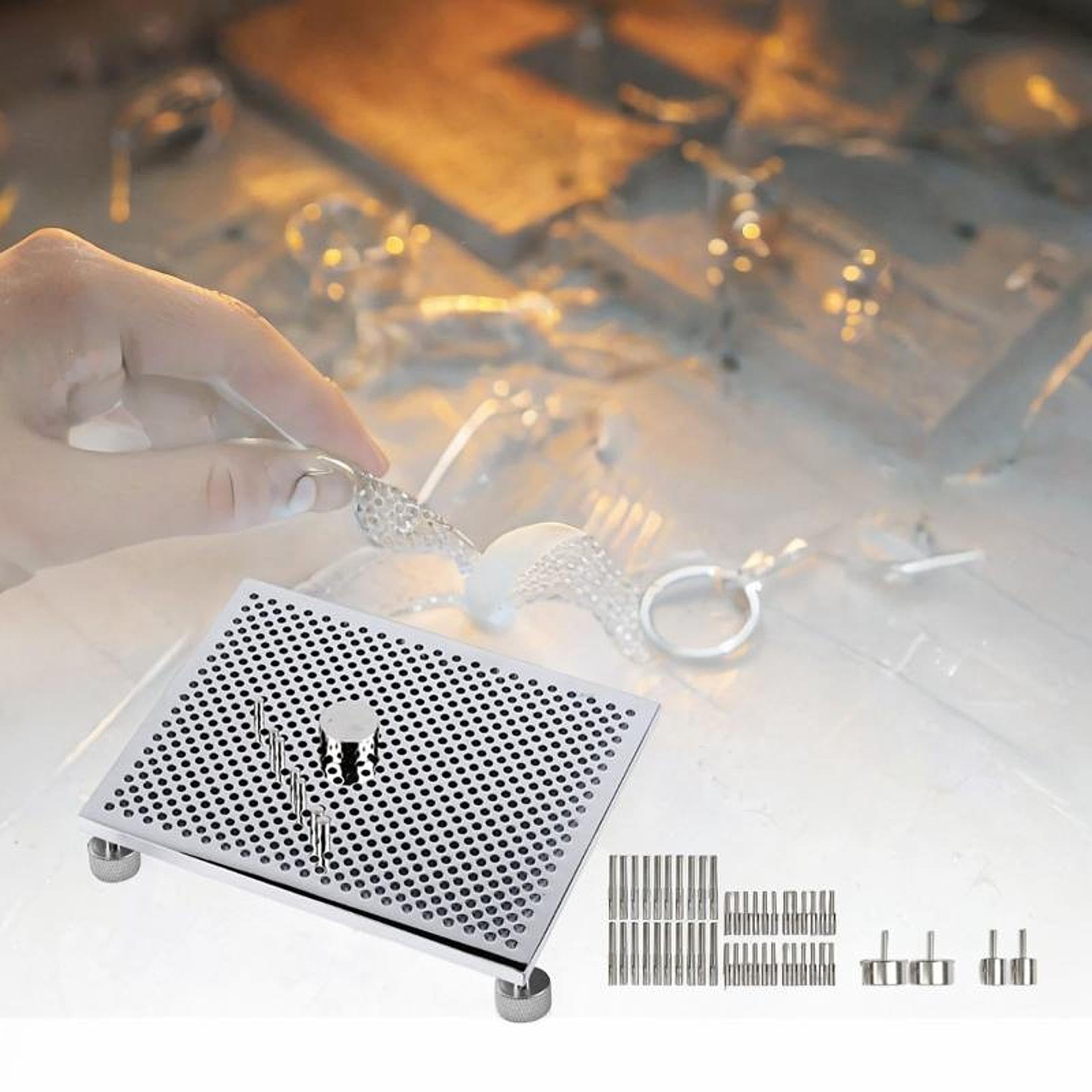 Kit di artigianato per unghie con decorazione in filo di perline per lavori creativi con fili metallici, modellatura e creazione di gioielli,