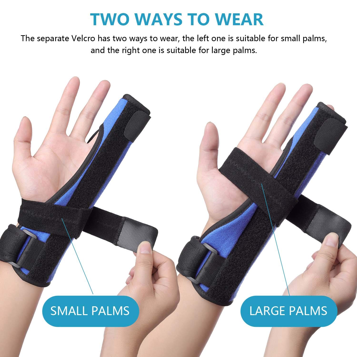 fibee Boxer Finger Fracture Splint 4th or 5th Two Finger Brace
