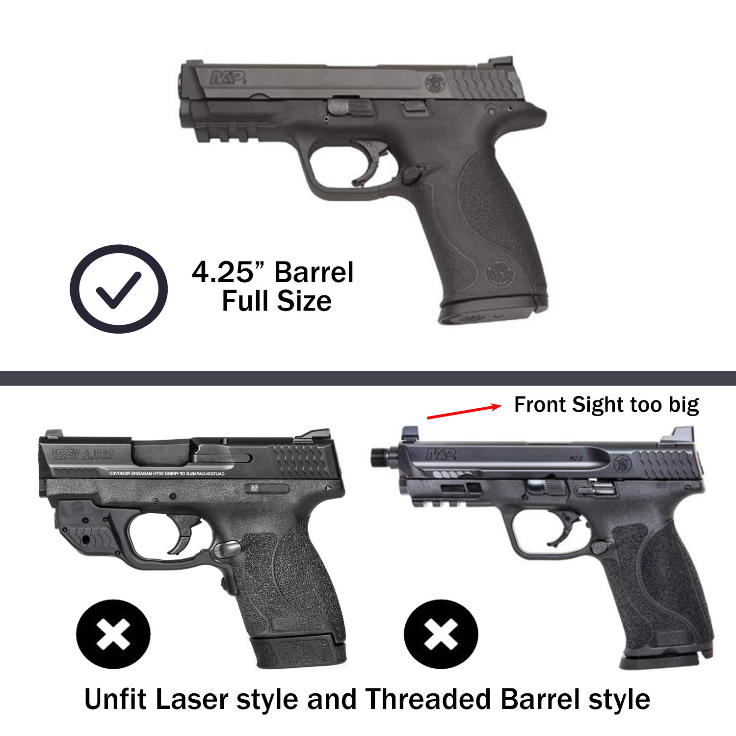 Smith & Wesson M&P9 ホルスターセット M P 2.0 9mm Holster Fit Smith & Wesson M&P 9mm/40, S&W M&P