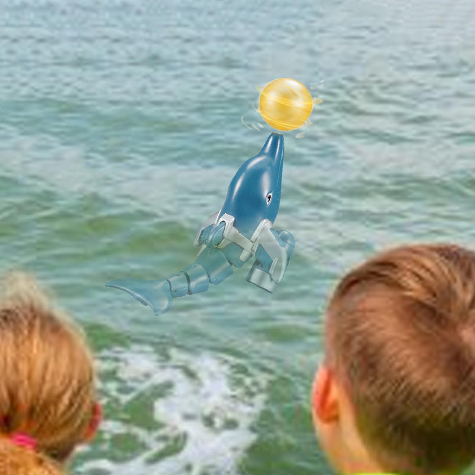 Wasserspielzeug für Kinder, Wasserspielzeug für RC-Boote, realistischer RC Delphin in Delfinform, multidirektionale Steuerung mit hoher Simulation