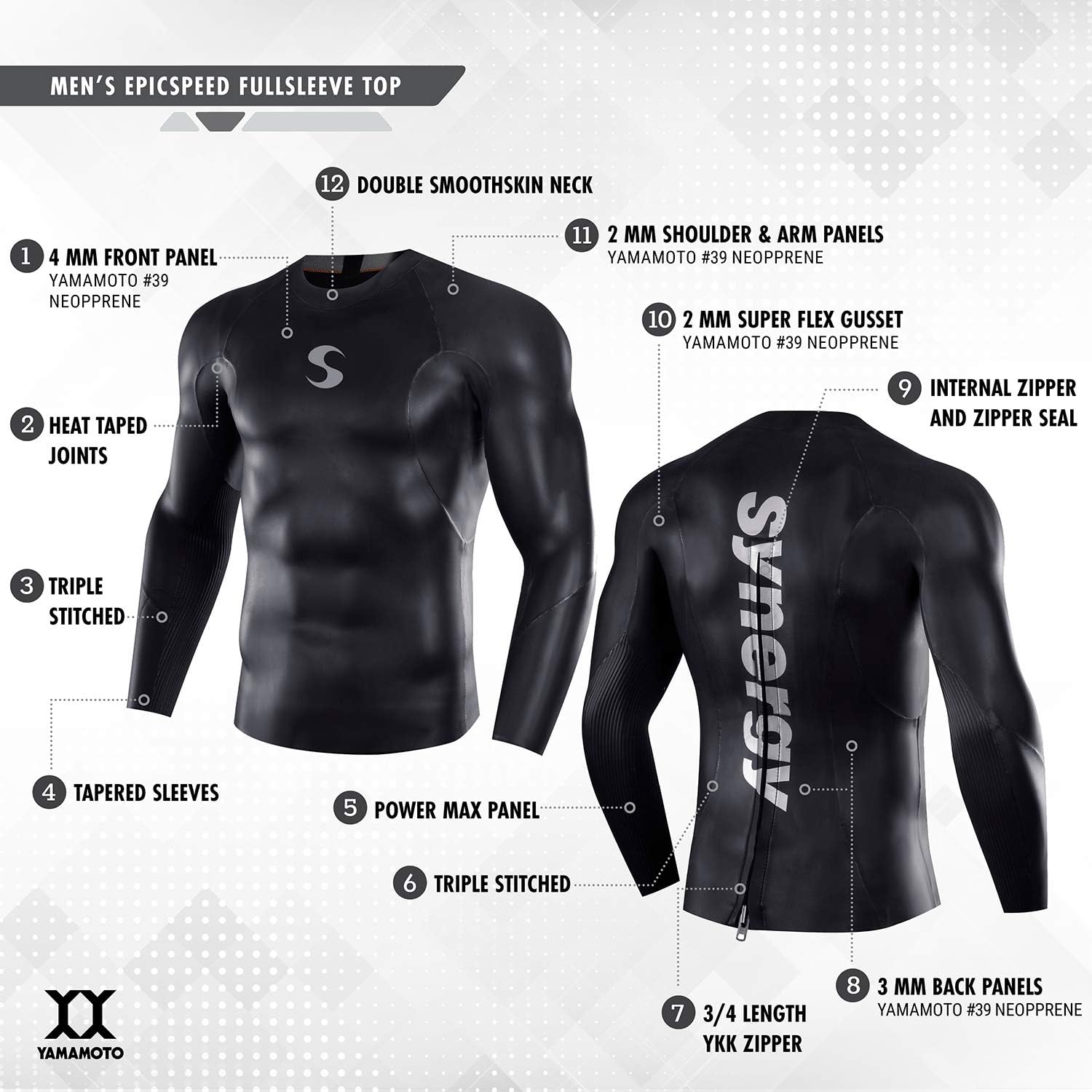 Synergy Men's EpicSpeed Neoprene Full Sleeve Top