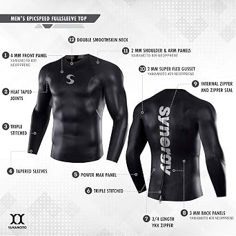 Synergy Men's EpicSpeed Neoprene Full Sleeve Top