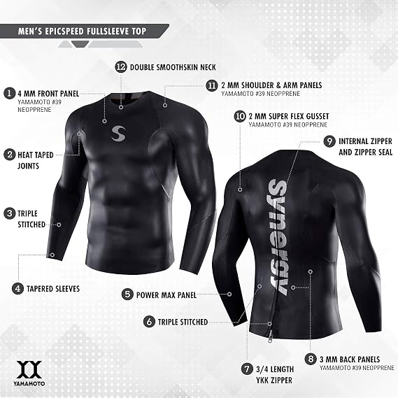 Synergy Men's EpicSpeed Neoprene Full Sleeve Top