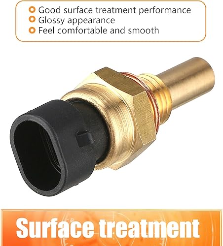 Miniatura 3 de 1 sensor de temperatura del refrigerante del motor de automóvil, reemplazo de sensor de temperatura resistente al agua, compatible con Delphi OEM