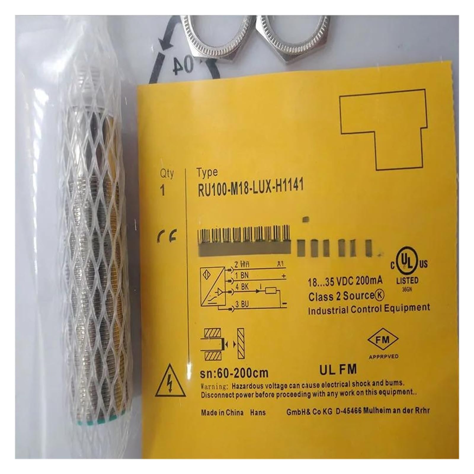 CLBSWYEJK 1pcs RU100-T30-LI26X3-H1141 sensor
