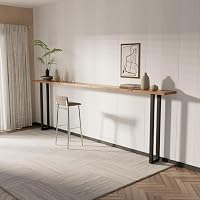 Homtone Fém Asztalláb Szett - 2 db Erős Szénacél Asztalváz, 105 cm Magas, 22 cm Széles, Fekete, Ipari Stílusú Bárasztalhoz, Reggelizőasztalh 8