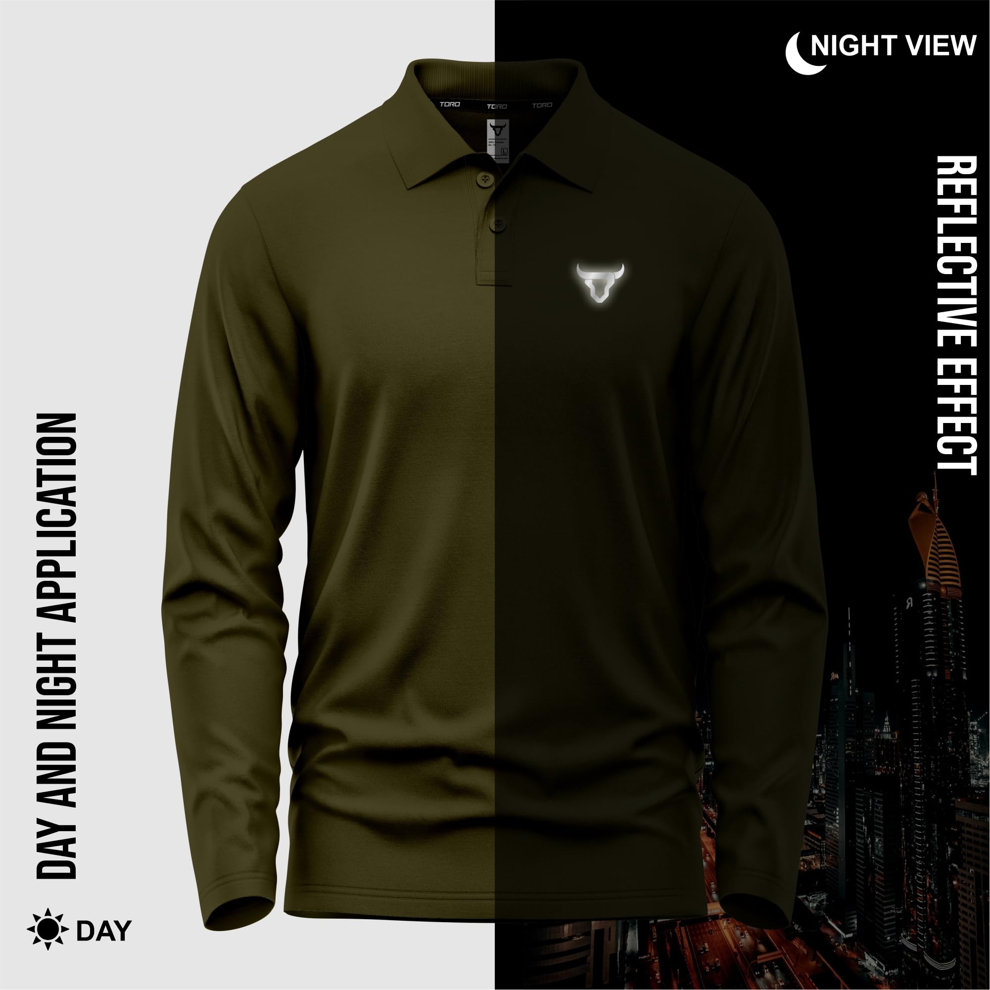 Paquet de 3 Hommes Polo T Shirt Regular Fit Olympique Casual Uniforme Tenue de soirée Multicolores Longues Manches Pleines Bouton Adultes Cadeau Polo Top