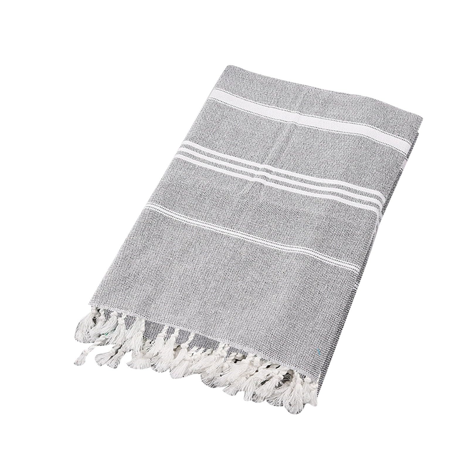 Turkish Beach Towels, 71x39 Inches Oversized Cotton Sand Free Quick Dry Beach Towel for Adults Kids,Lightweight Pool Towel Bathroom Towels,Travel Essentials