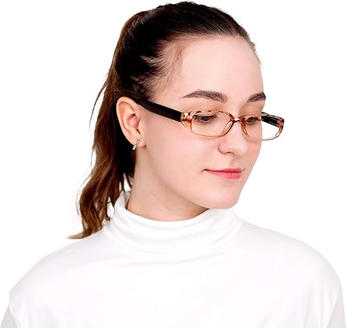 Miniatura 4 de 4 pares de lentes para lectura con bloqueo de luz azul para mujeres y hombres