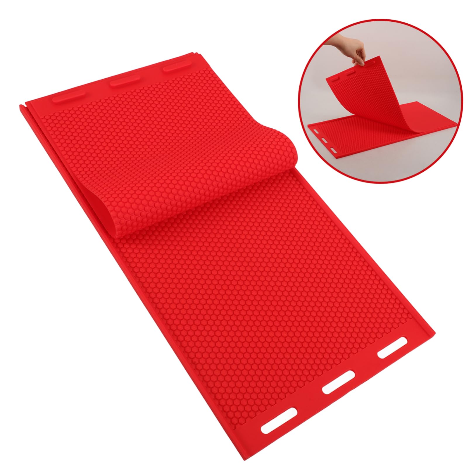 HOMSFOU Stampo in Silicone per Fogli di Cera d Api Stampo Flessibile e Durevole per Goffratura Fai da Te per Colata Facile da Usare e Sformare