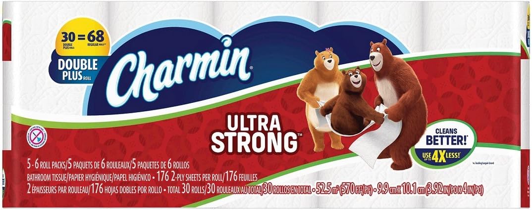 Charmin Ultra Strong 30 Double Plus Rolls