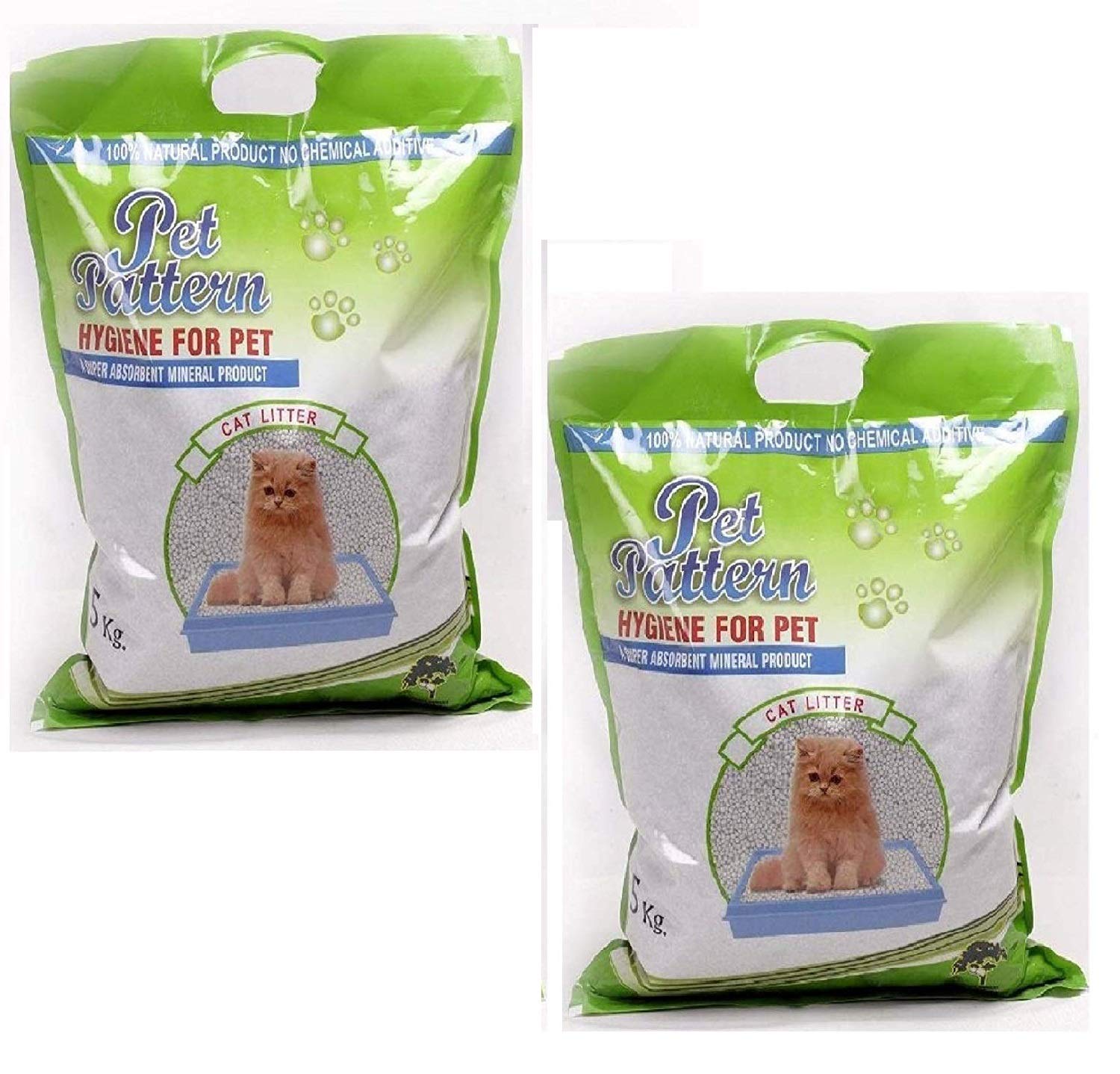 Pawstively Pet Care Pet Pattern Natural Super Absorbent Mineral Cat Litter Hygiene for Pet (5 Kg) Pack of 2 (B07MH1SWZ3) Amazon Price History, Amazon Price Tracker