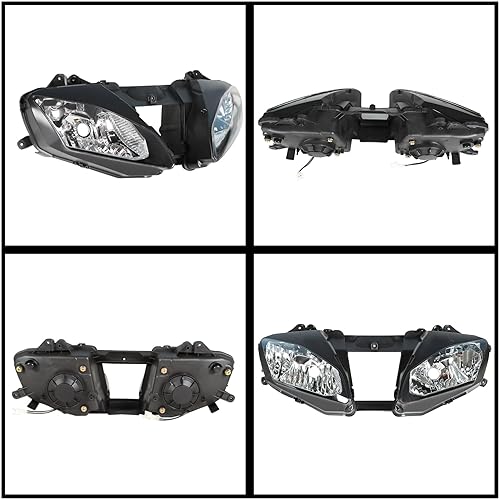 Miniatura 6 de GXYWADY Reemplazo de faros delanteros de motocicleta para Yamaha YZF R6 2006 2007