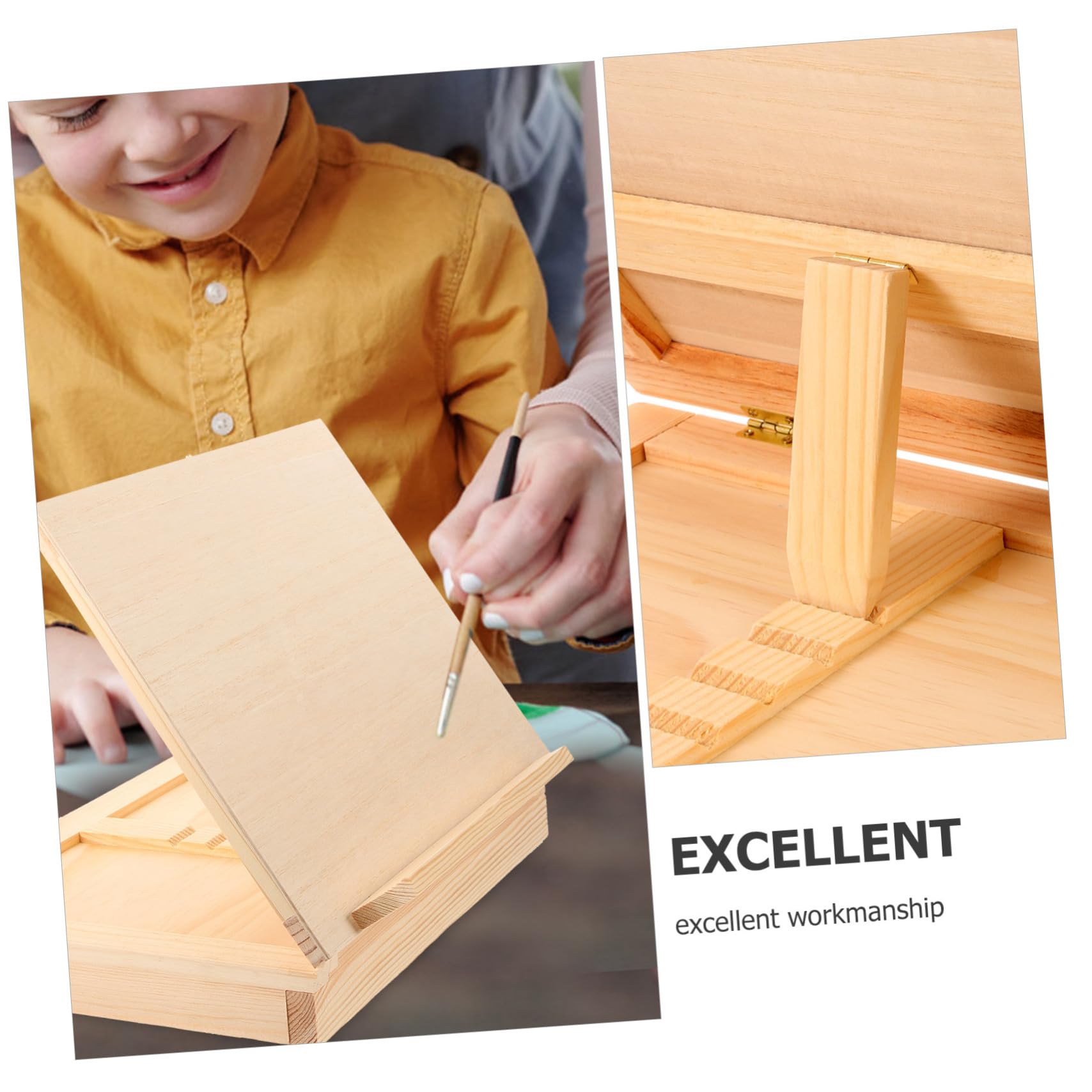 NUOBESTY Holz Zeichenplatte Künstler Skizzenbrett Malbrett Für Schüler Zeichnen Und Malen Tragbar Robust Mit Glatter Oberfläche Für Zeichenübungen