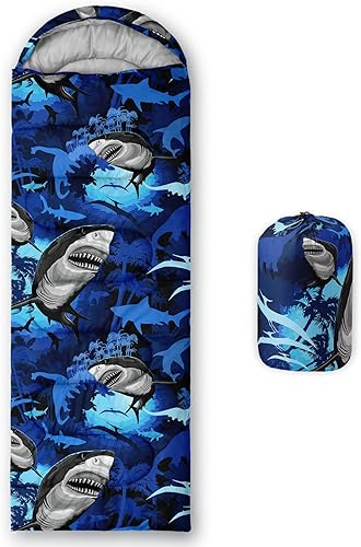 Miniatura 1 de BailiPromise Sacos de dormir para campamento, 3 estaciones, clima cálido y fresco, ligero, impermeable, para adultos y niños, viajes y exteriores,